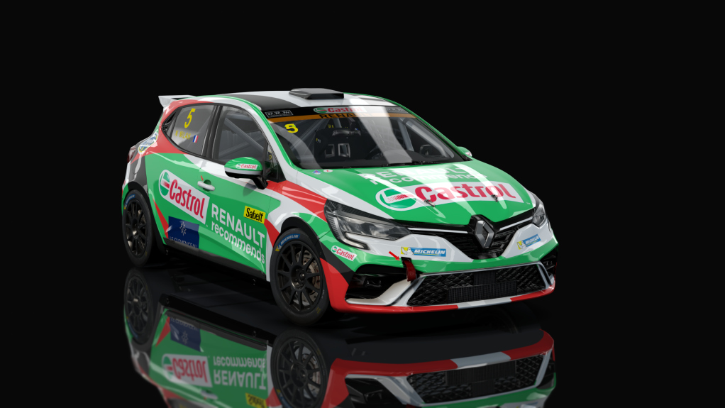 Renault Clio 5 Cup, skin 5_castrol