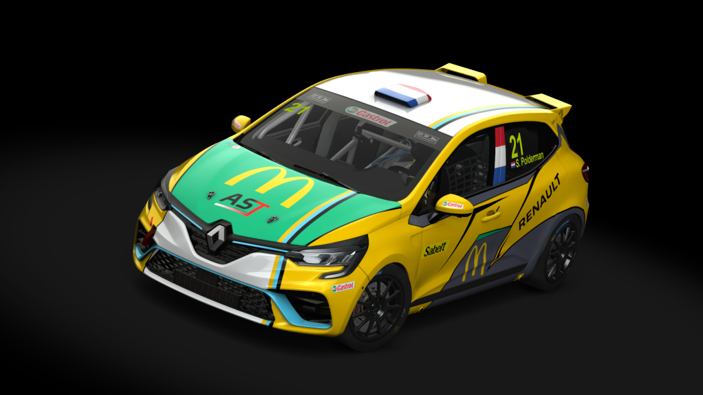 Renault Clio 5 Cup, skin chefosport_21_polderman