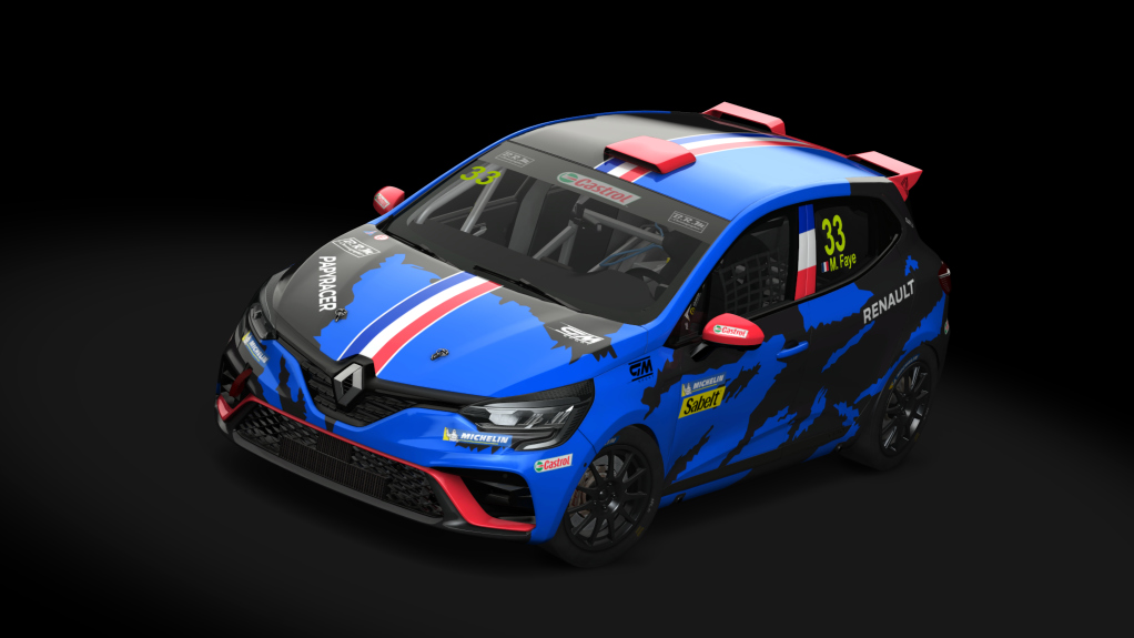 Renault Clio 5 Cup, skin gmsport_33_faye