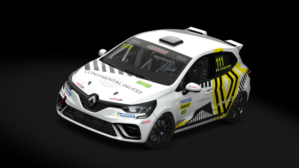 Renault Clio 5 Cup, skin milancompetition_111_lannepoudenx