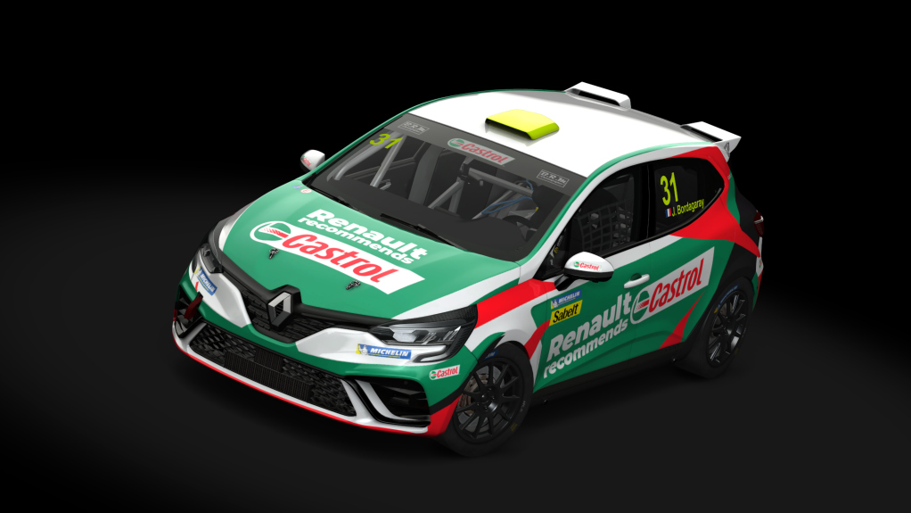 Renault Clio 5 Cup, skin milancompetition_31_bordagaray