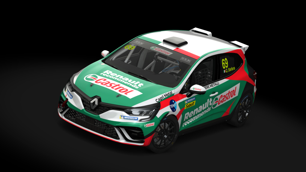 Renault Clio 5 Cup, skin milancompetition_69_stefana