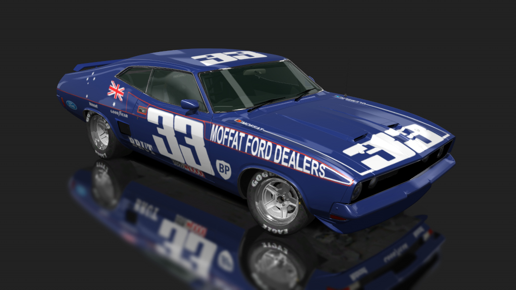 ATCC GrpC Ford Falcon XB, skin Moffat Racing MoffatGlemser Bathurst 1974