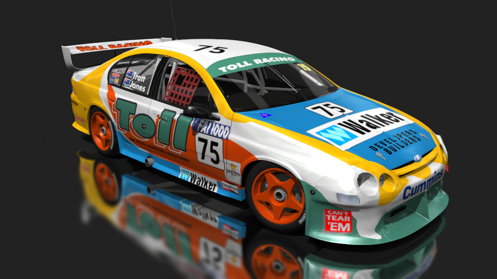 ATCC V8 Supercars - Ford AU, skin 1999_bathurst_075_toll