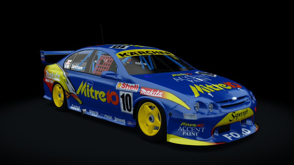 ATCC V8 Supercars - Ford AU, skin 1999_mitre10_10_atcc