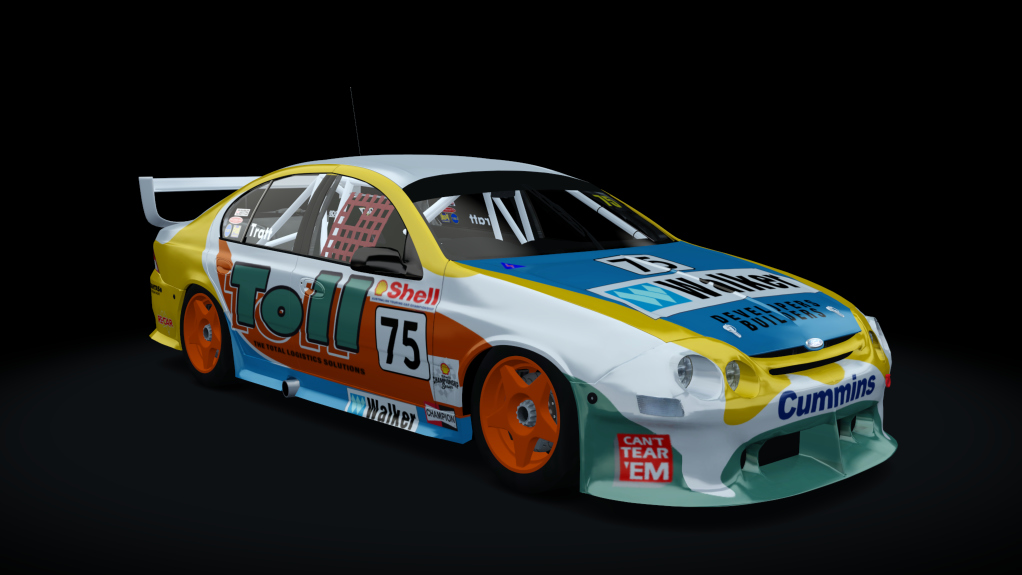 ATCC V8 Supercars - Ford AU, skin 1999_toll_75_atcc