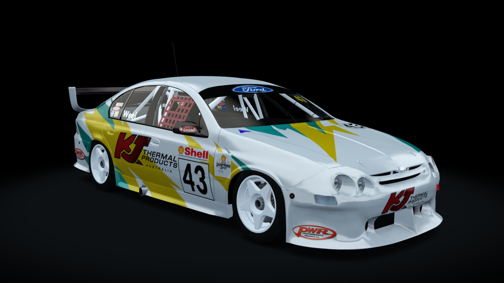 ATCC V8 Supercars - Ford AU, skin 1999_weel_43_atcc