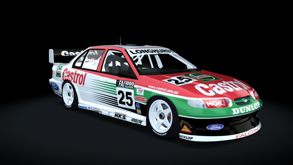 ATCC 90's - Ford EL Supercar, skin 1998_castrol_25