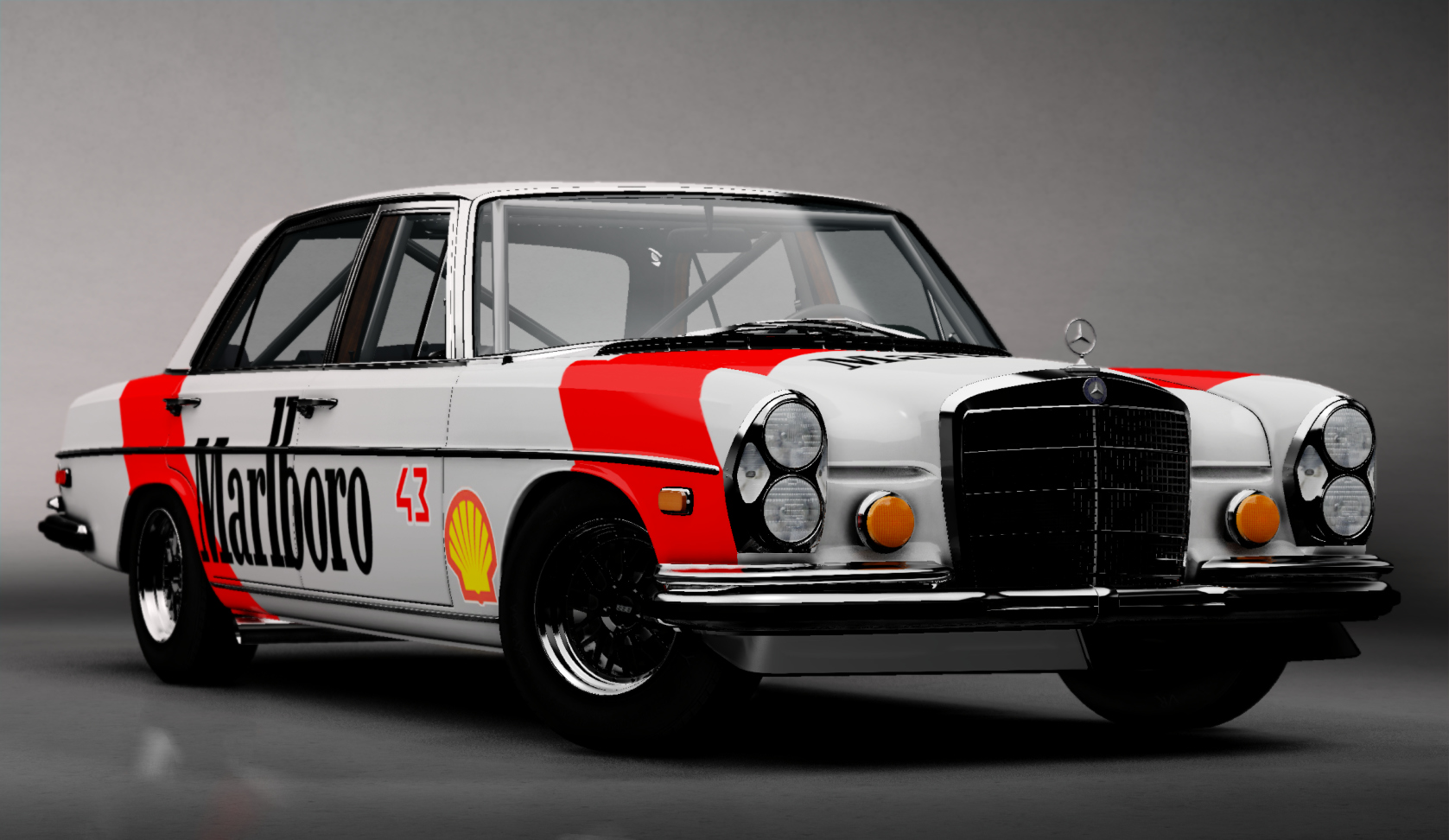 -BCRC C/S-Mercedes 300SEL, skin Marlboro