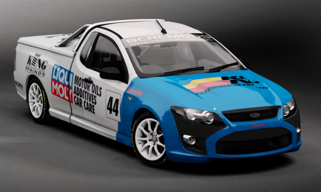 BCRCMODS V8 UTES - FORD, skin Liquimoly