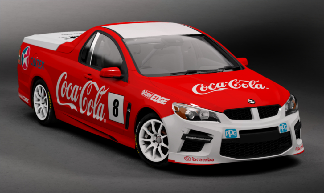 BCRCMODS V8 UTES - HOLDEN, skin Coca Cola