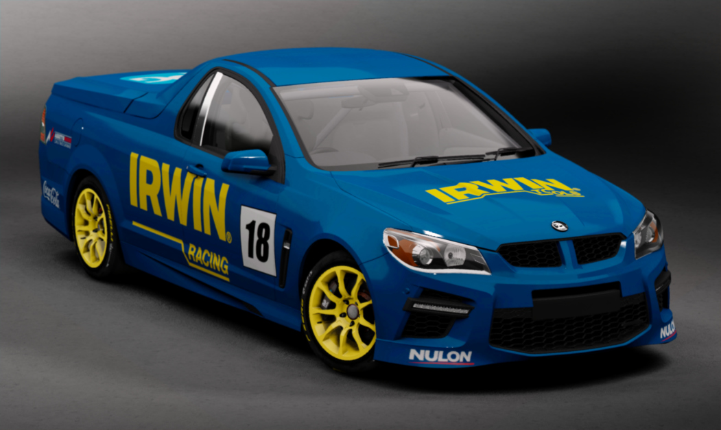 BCRCMODS V8 UTES - HOLDEN, skin Irwin racing