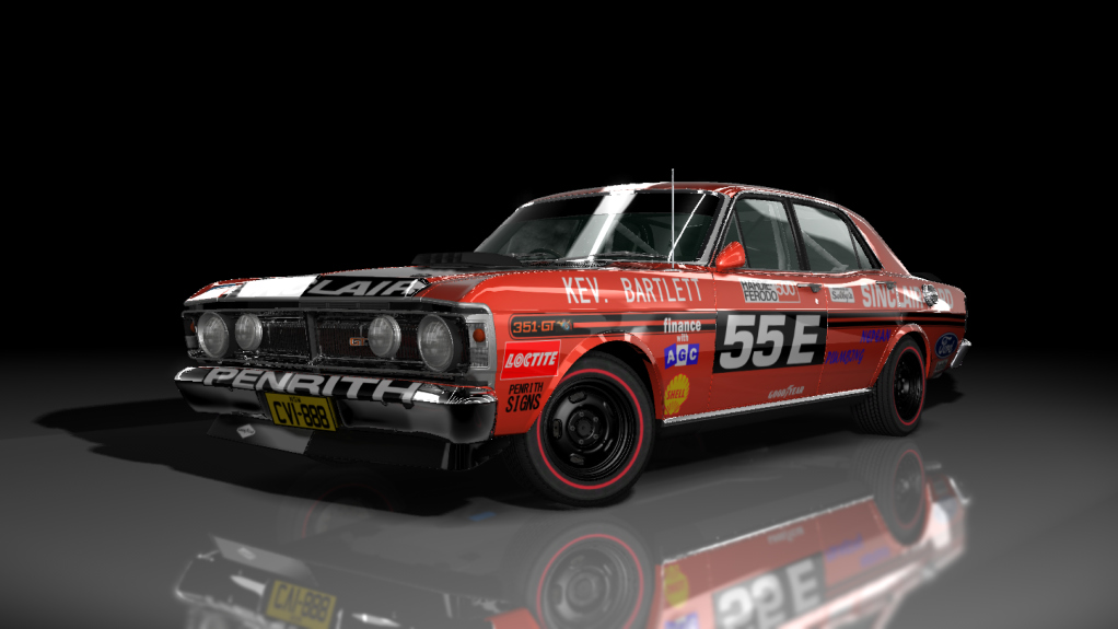 *BCRC Falcon XY GTHO*, skin 1971_Bathurst_Bartlett_55