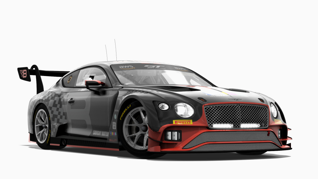 Bentley Continental GT3 2018, skin Bullit 2020