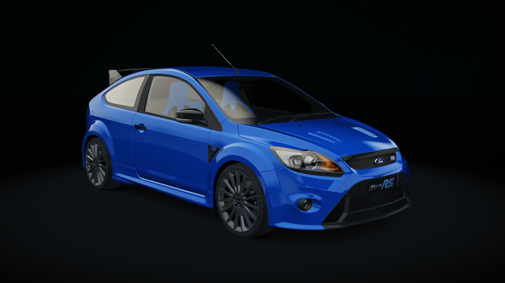 Ford Focus RS MK2, skin 03_Blue_electric