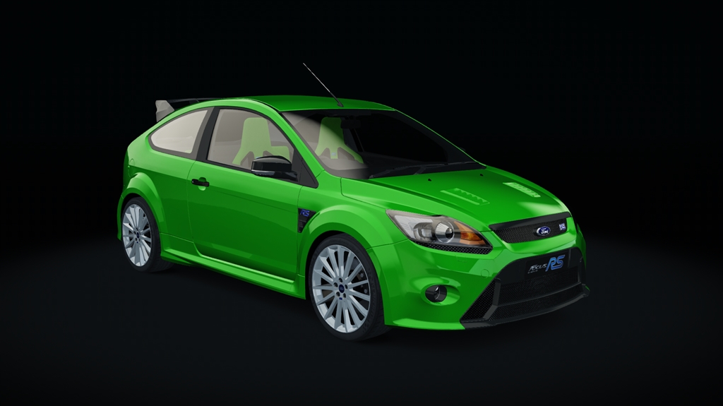 Ford Focus RS MK2, skin 04_Ultimate_green_whiterims