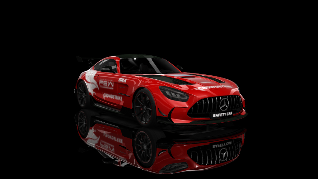 Mercedes-Benz AMG GT Black Series, skin Safety-Car 2022 FSW