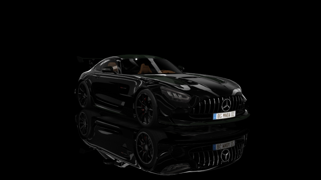 Mercedes-Benz AMG GT Black Series, skin black