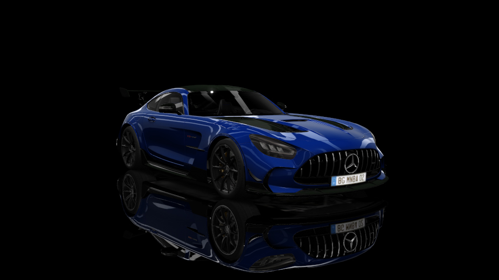 Mercedes-Benz AMG GT Black Series, skin brilliant_blue