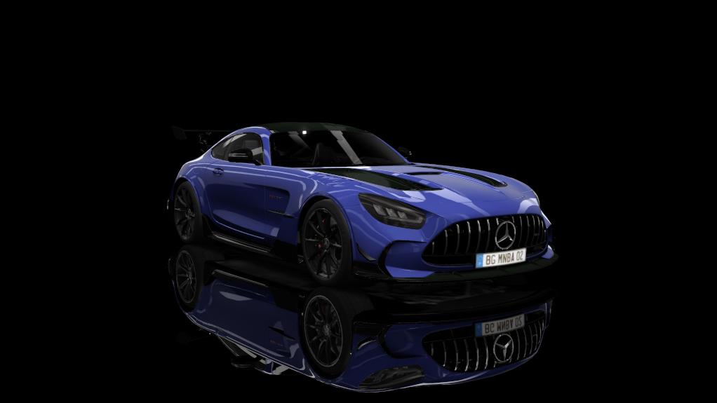 Mercedes-Benz AMG GT Black Series, skin cavansite_blue