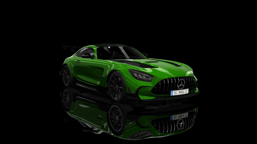 Mercedes-Benz AMG GT Black Series, skin green_hell_magno