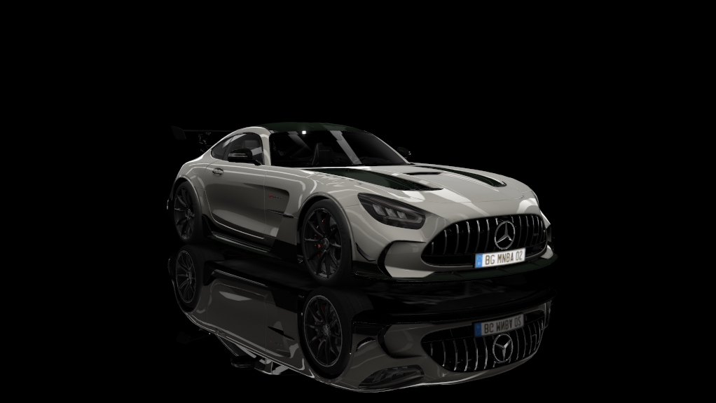 Mercedes-Benz AMG GT Black Series, skin hightech_silver