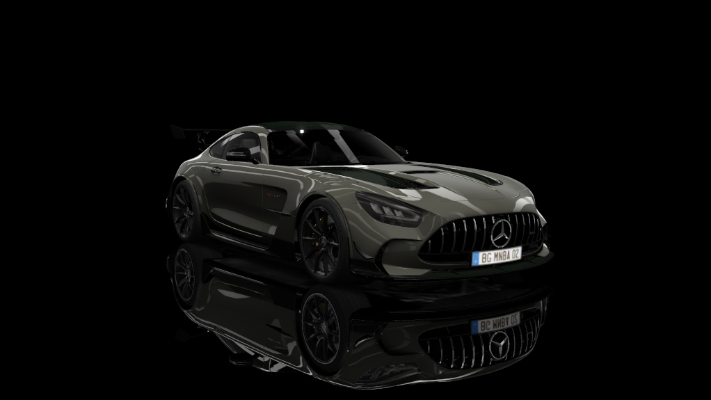 Mercedes-Benz AMG GT Black Series, skin mojave_silver