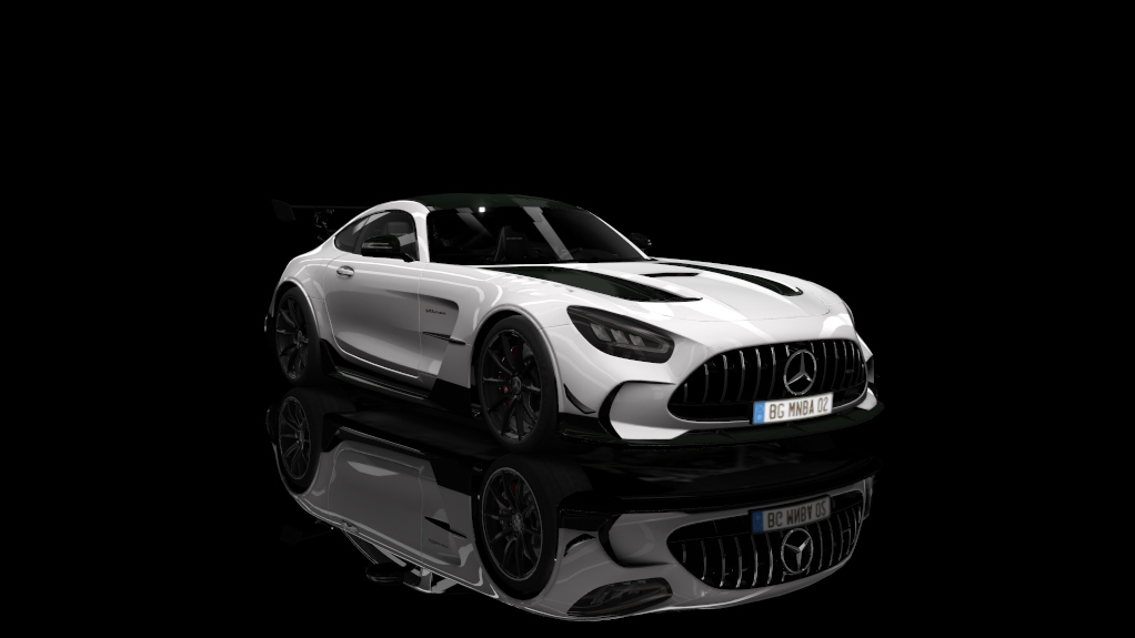 Mercedes-Benz AMG GT Black Series, skin polar_white