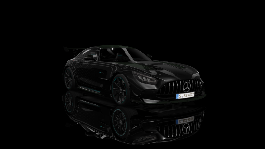 Mercedes-Benz AMG GT Black Series, skin project_one_black