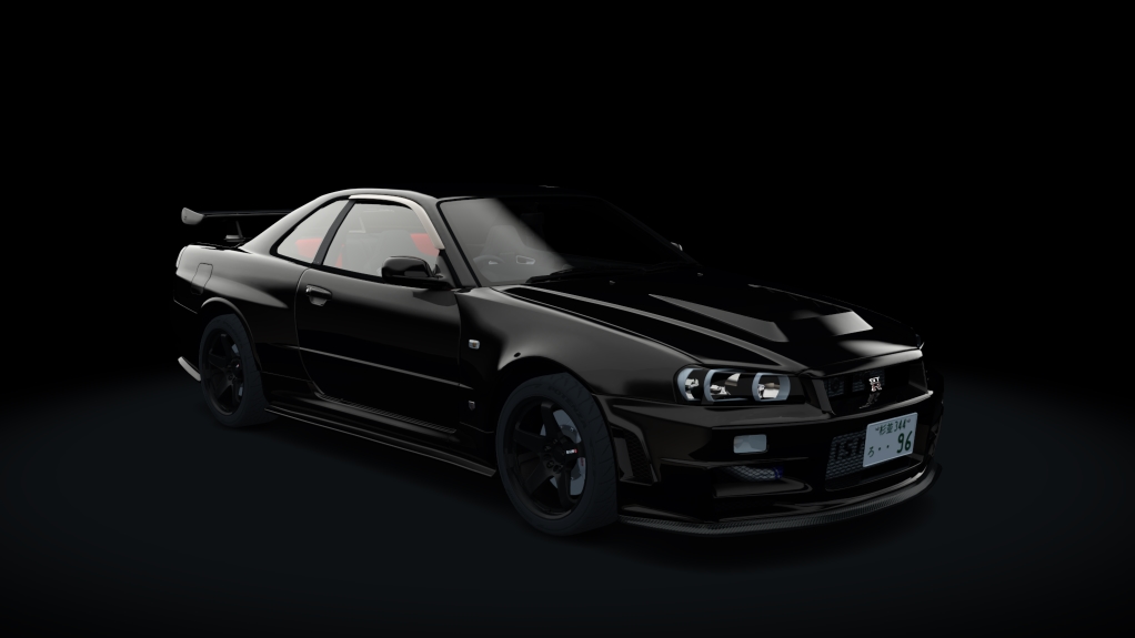 Nissan Skyline GT-R R34 Z-Tune, skin 03_black_pearl