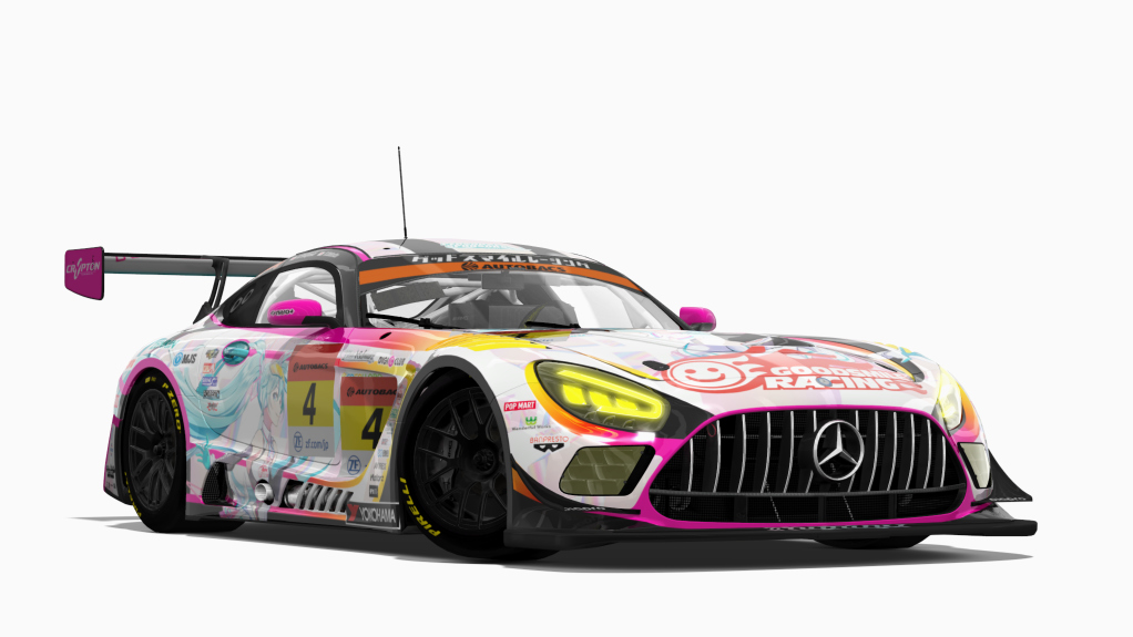 Mercedes-Benz AMG GT3 EVO 2020, skin 2021 Goodsmile Racing #4