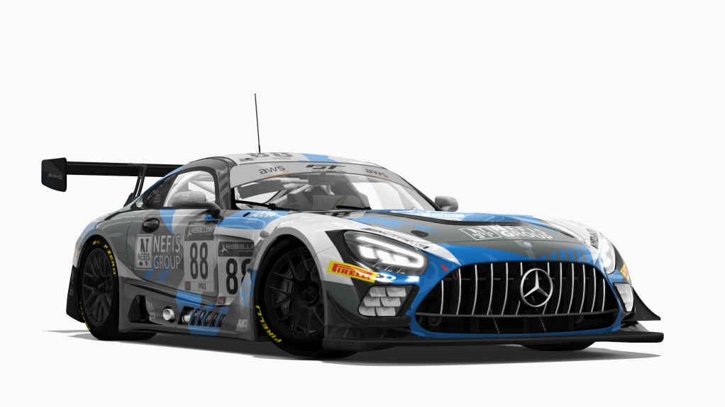 Mercedes-Benz AMG GT3 EVO 2020, skin Akka #88 Imola