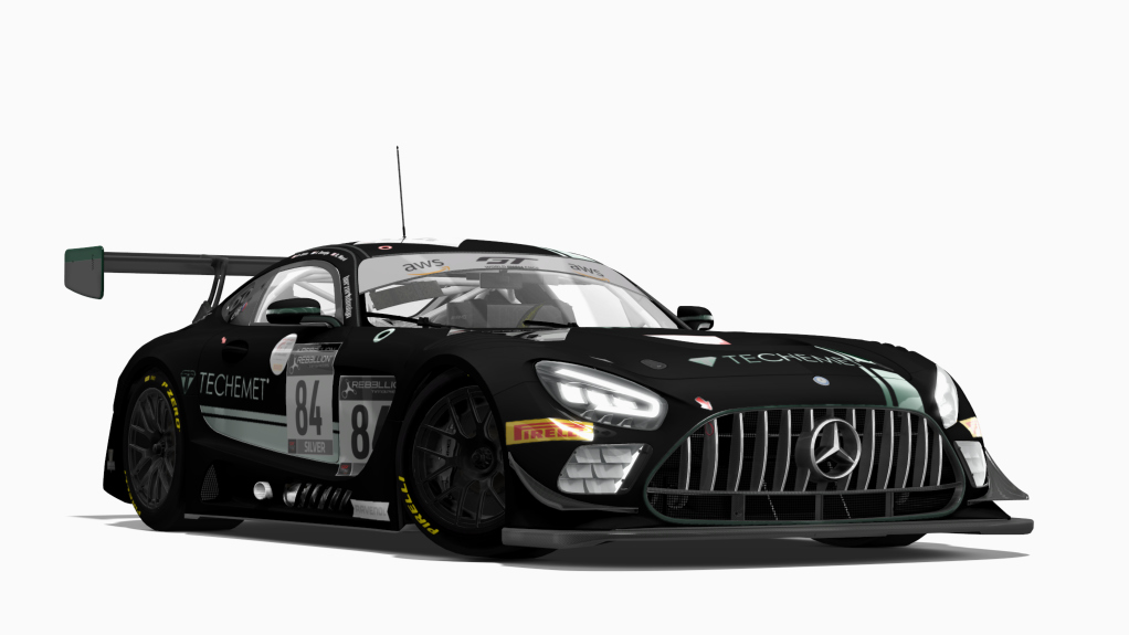 Mercedes-Benz AMG GT3 EVO 2020, skin HTP_Motorsport_#84