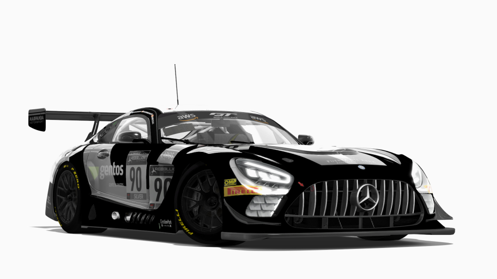 Mercedes-Benz AMG GT3 EVO 2020, skin Madpanda_Motorsport_#90