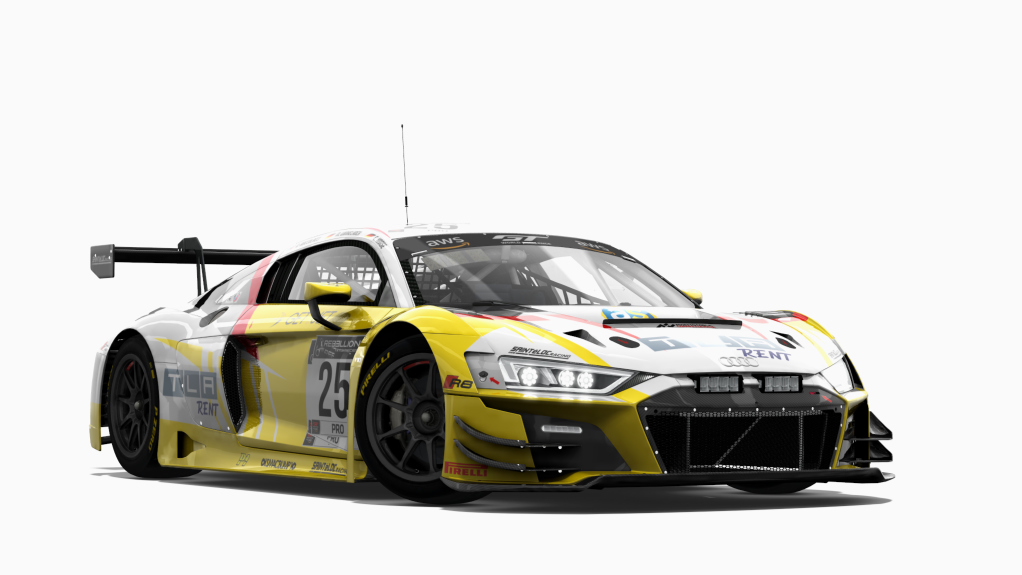 Audi R8 LMS EVO 2019, skin Sainteloc_#25_Endu