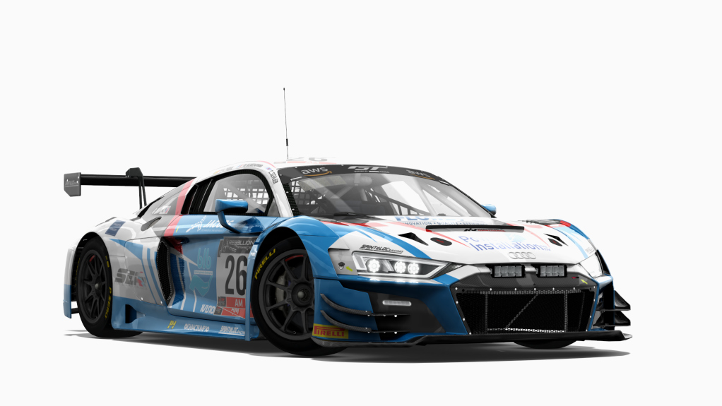 Audi R8 LMS EVO 2019, skin Sainteloc_#26_Endu