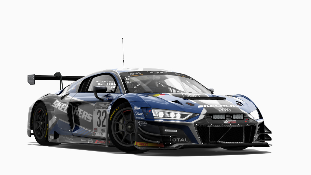 Audi R8 LMS EVO 2019, skin WRT_#32_Endu