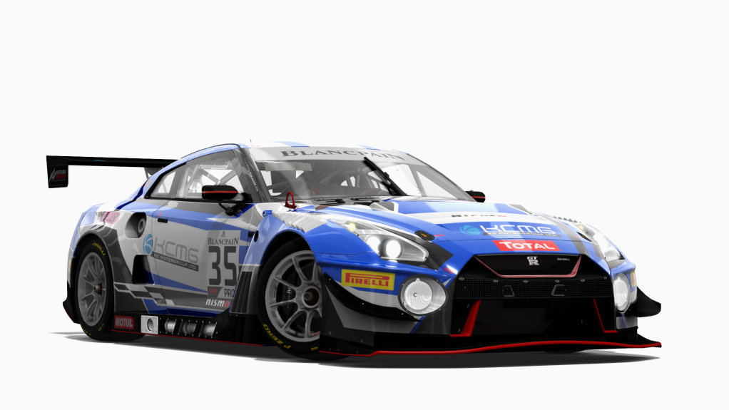 Nissan GT-R GT3 2018, skin kcmg_blancpain_#35