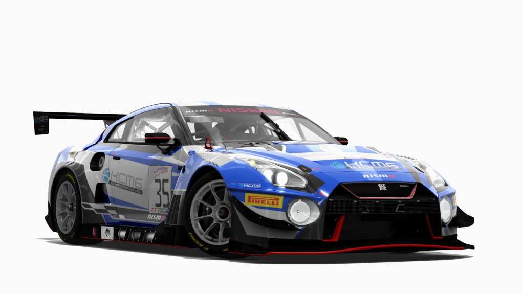 Nissan GT-R GT3 2018, skin kcmg_igtc_california_#35