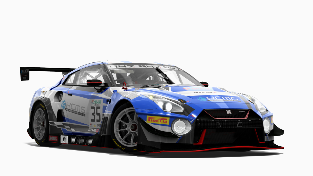 Nissan GT-R GT3 2018, skin kcmg_igtc_kyalami_#35