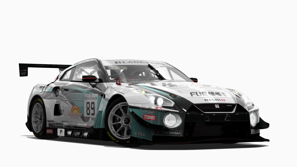 Nissan GT-R GT3 2018, skin shokomou_ksfrontier