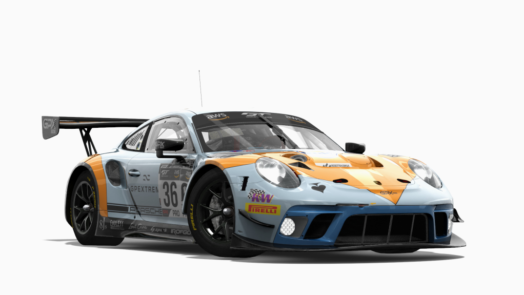 Porsche 991 GT3 R 2020, skin GPX_GTWC_#36