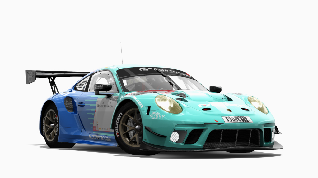 Porsche 991 GT3 R 2020, skin falken_motorsport_n24h_44_2019