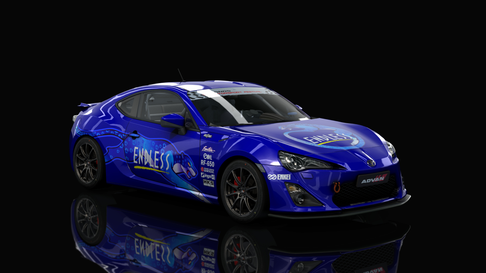 Toyota GT86 Cup v2, skin Endless_blue