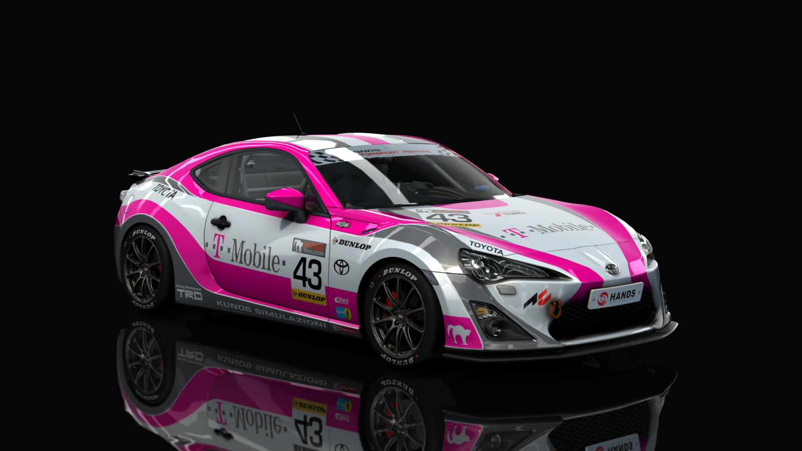 Toyota GT86 Cup v2, skin t-mobile