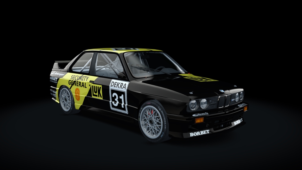 BMW M3 E30 Gr.A 92, skin LUK