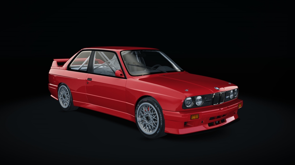 BMW M3 E30 Group A, skin Cinnabar_red