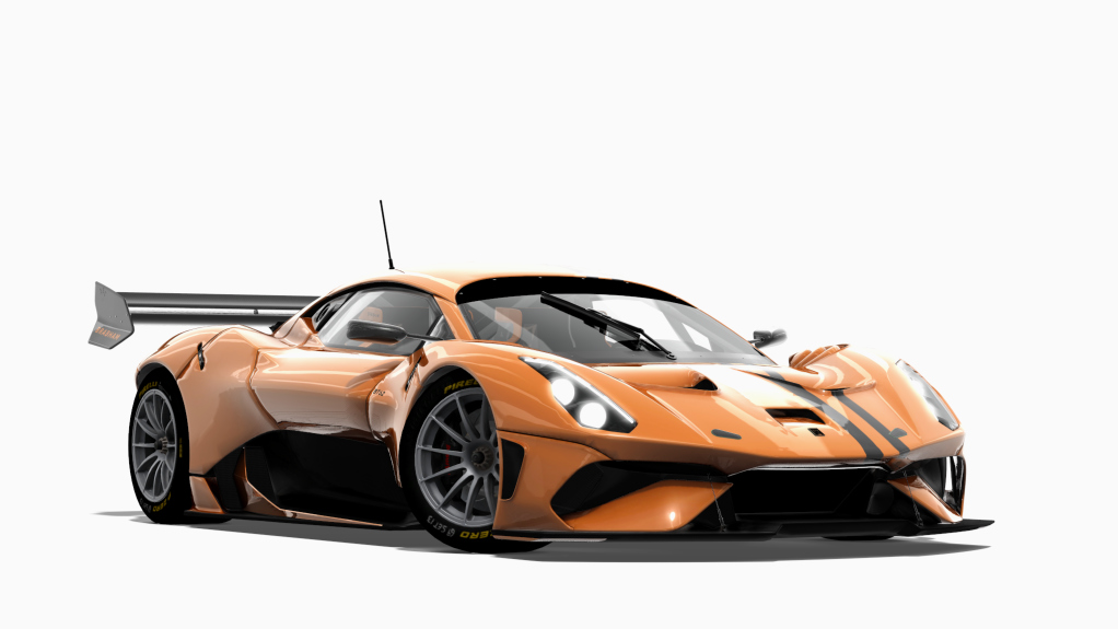 Brabham BT62 GT3, skin Orange