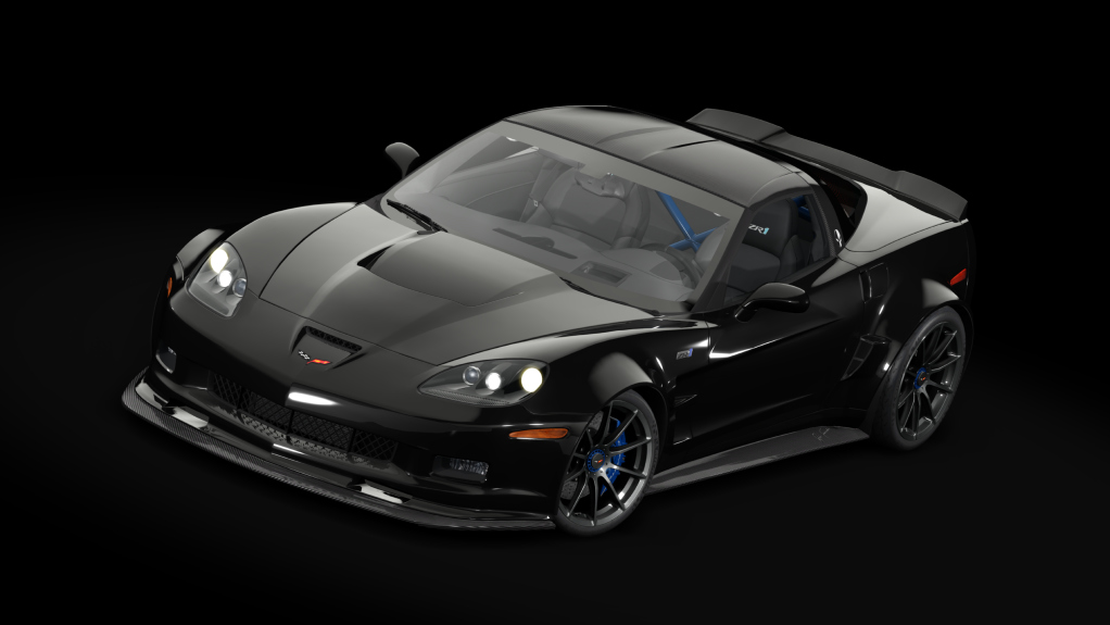 Chevrolet Corvette ZR1 Tuned, skin black