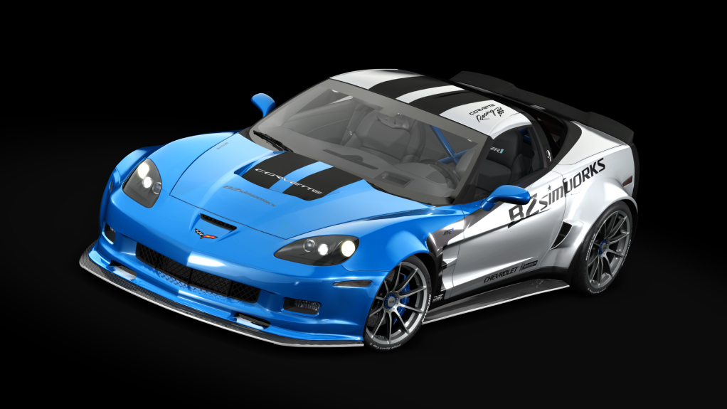 Chevrolet Corvette ZR1 Tuned, skin bz_racing_blue